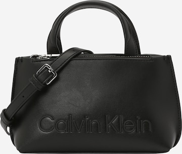 Borsa a mano di Calvin Klein in nero: frontale