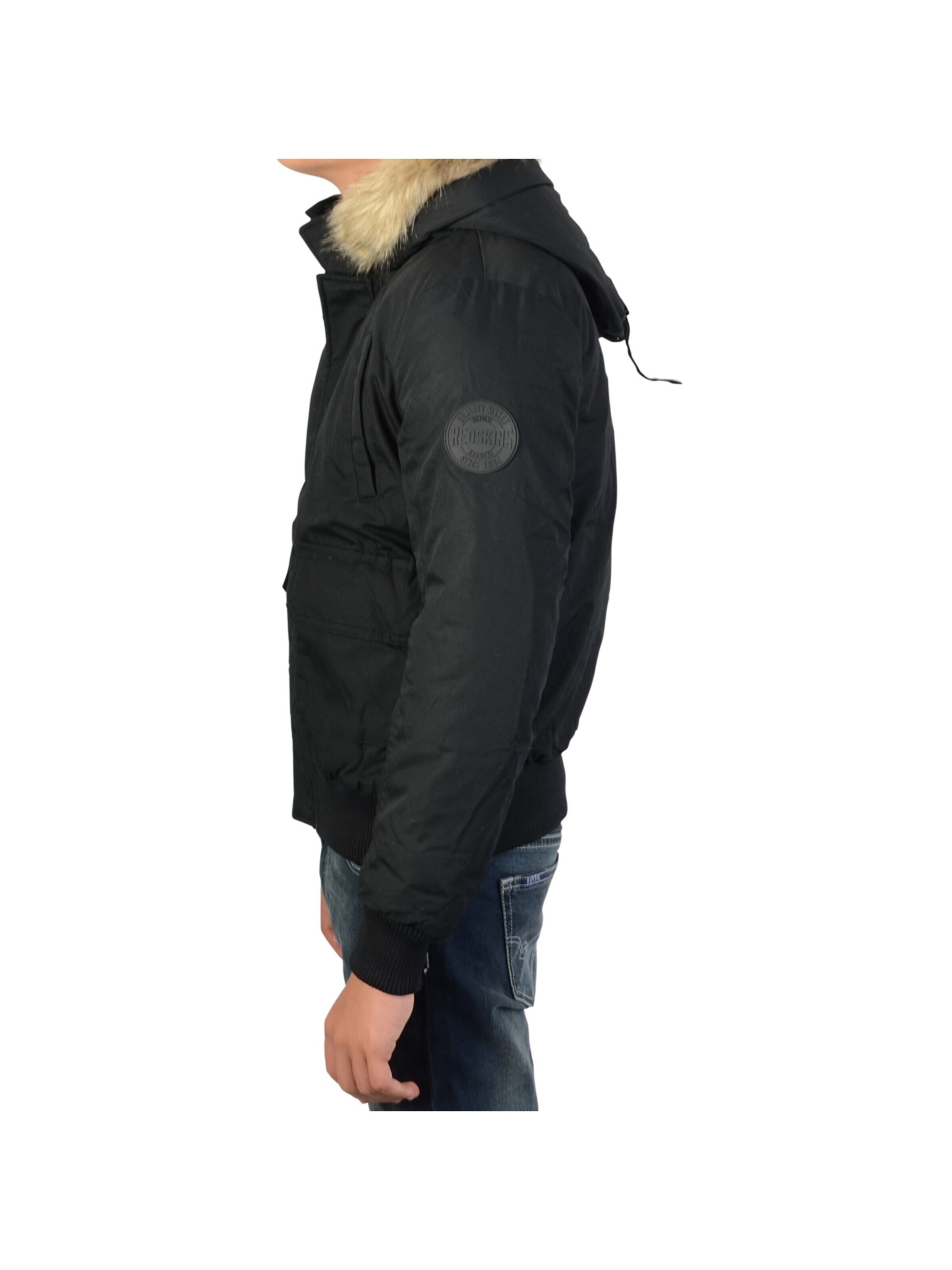 REDSKINS Übergangsjacke‌‌‌‌‌‌‌‌‌ in Schwarz