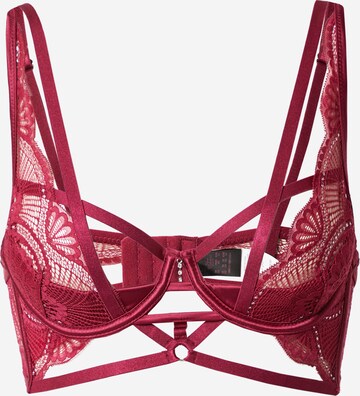 Hunkemöller Melltartó 'Lyra' - piros: elől