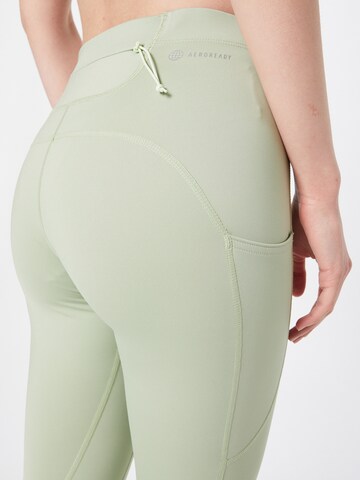 ADIDAS SPORTSWEAR - Skinny Calças de desporto 'Fast Impact' em verde