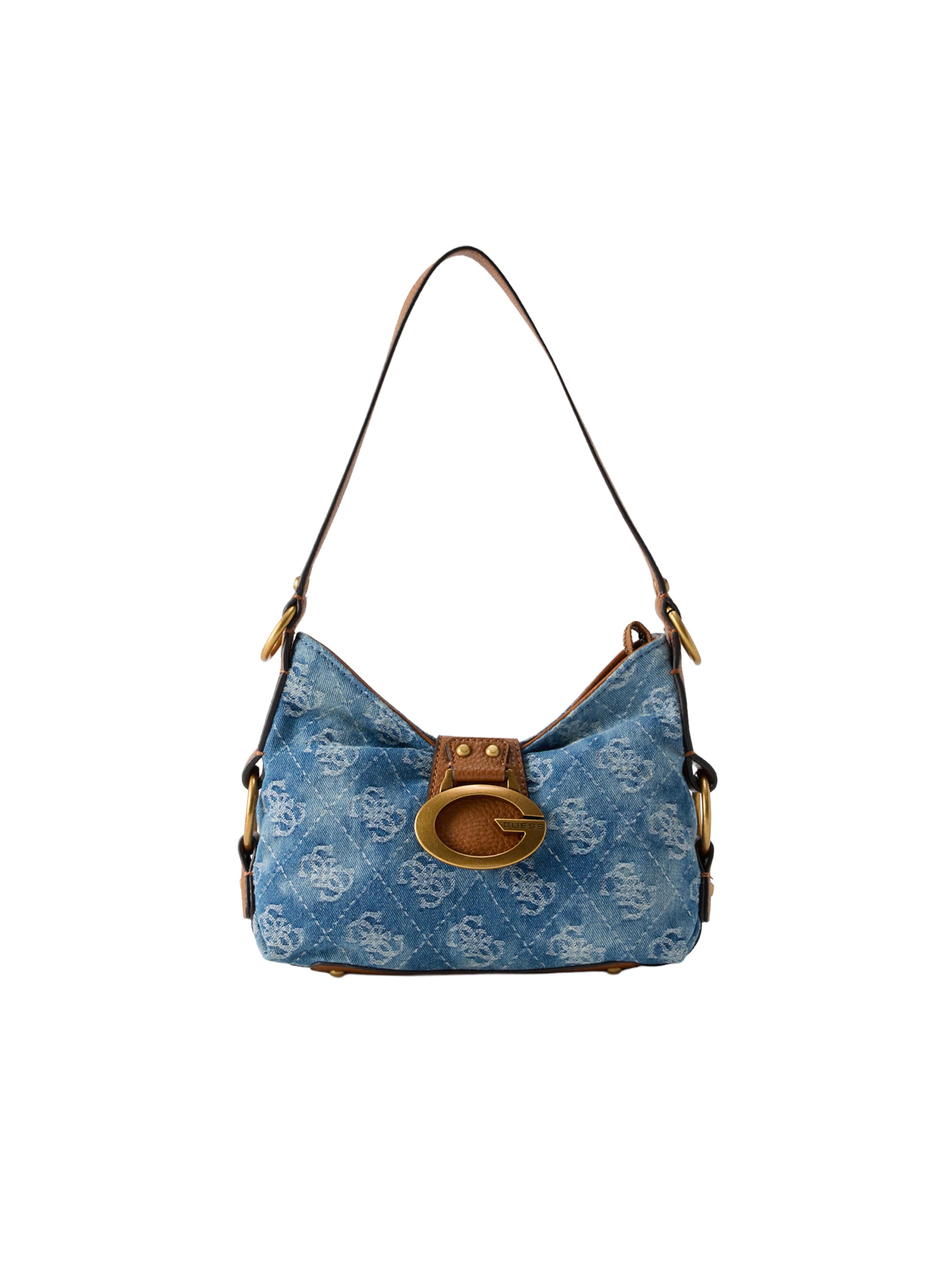 GUESS Shoulder Bag 'Camden' in Blue: front