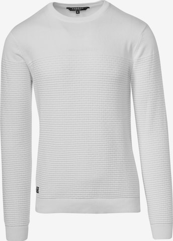KOROSHI Sweater 'Punto' in White: front