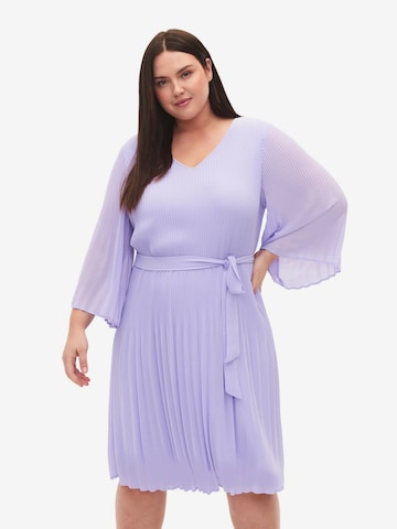 Robe 'CATHRINE' Zizzi en violet : devant