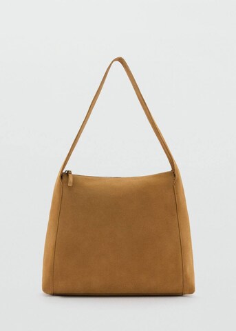 MANGO Shopper 'Piramide' in Brown