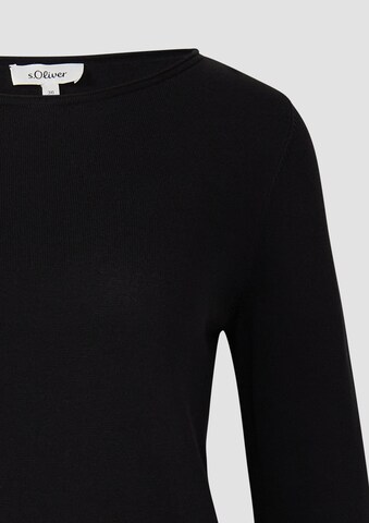 s.Oliver Pullover in Schwarz
