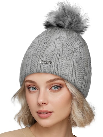 Neverless Beanie 'Katy' in Grey: front