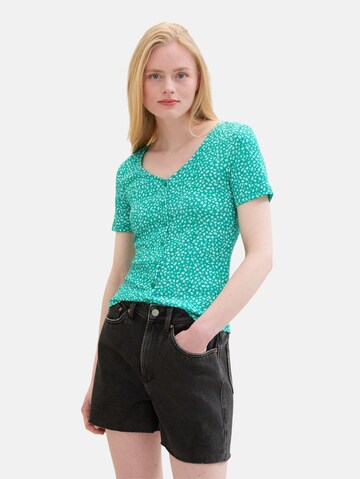 TOM TAILOR DENIM Blouse in Green