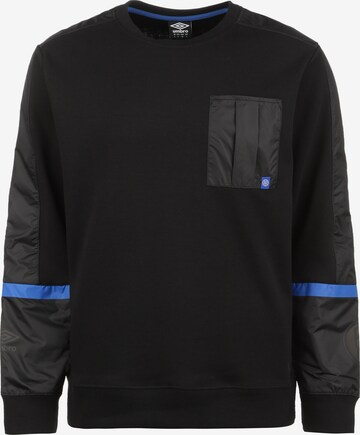 UMBRO Athletic Sweatshirt in Black: front