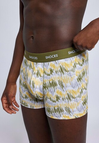 SNOCKS Boxer shorts in Green: front