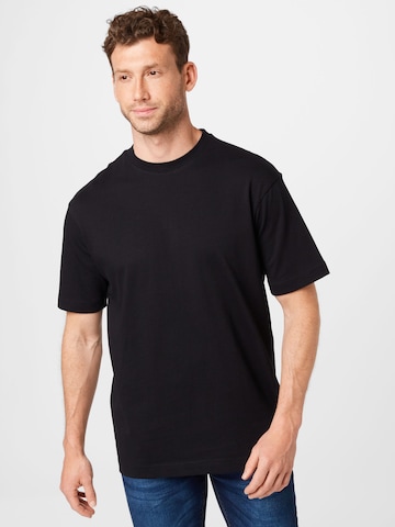 T-Shirt 'Truman' SELECTED HOMME en noir : devant