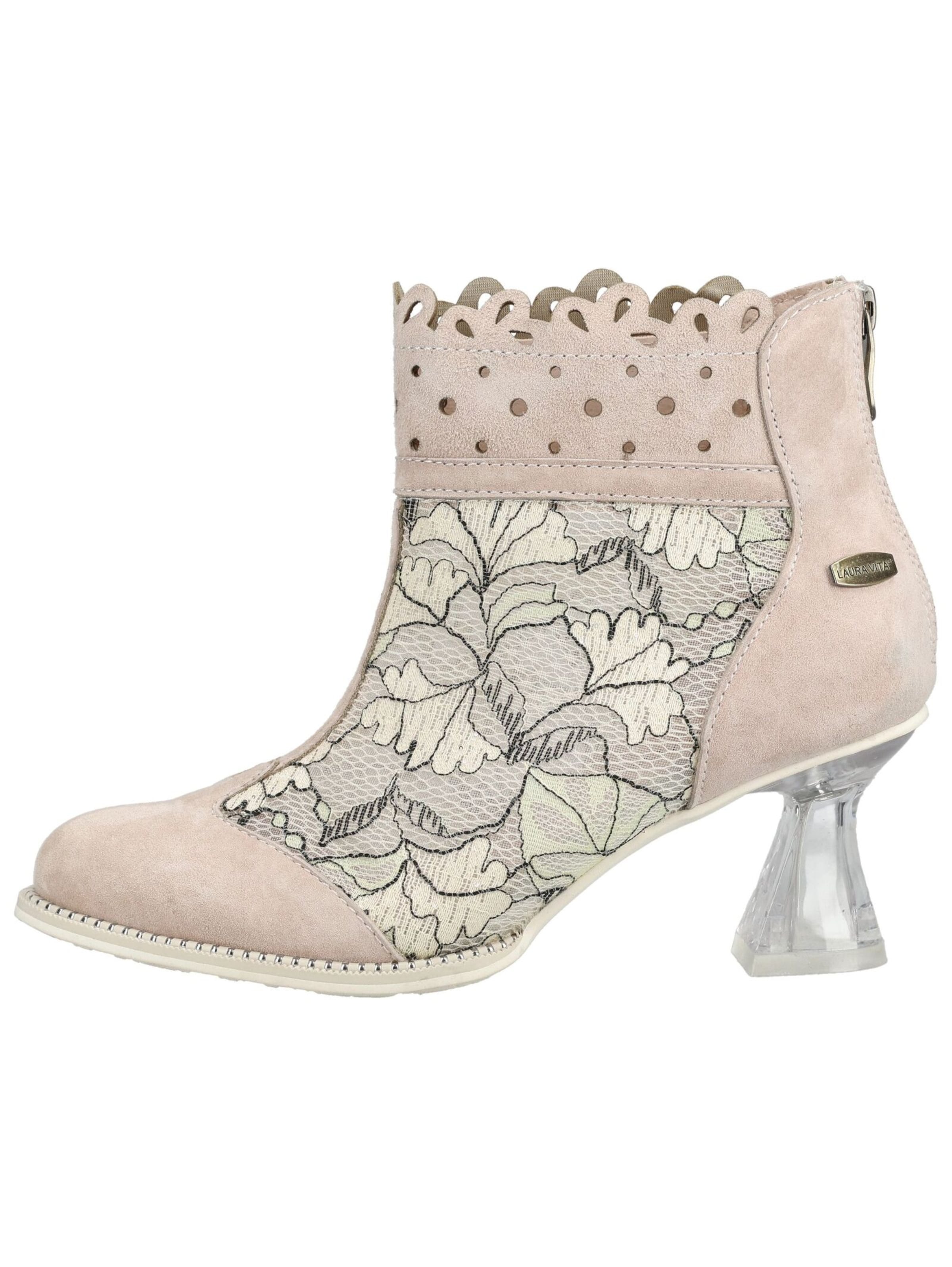 Bottines Laura Vita en beige