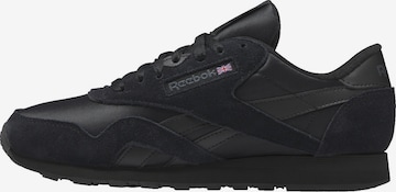 Sneaker bassa 'Classic' di Reebok in nero: frontale