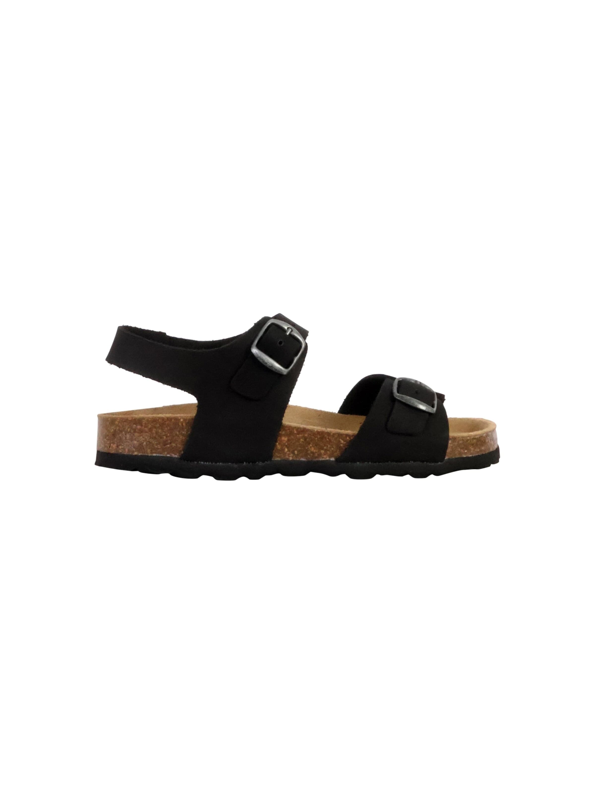 Chaussure basse 'Leder-Pantoletten für Kinder' The Divine Factory en noir