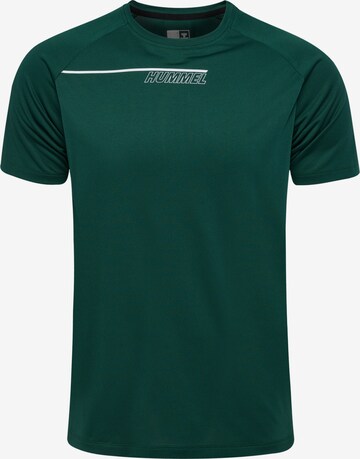 Hummel Functioneel shirt 'Court' in Groen: voorkant