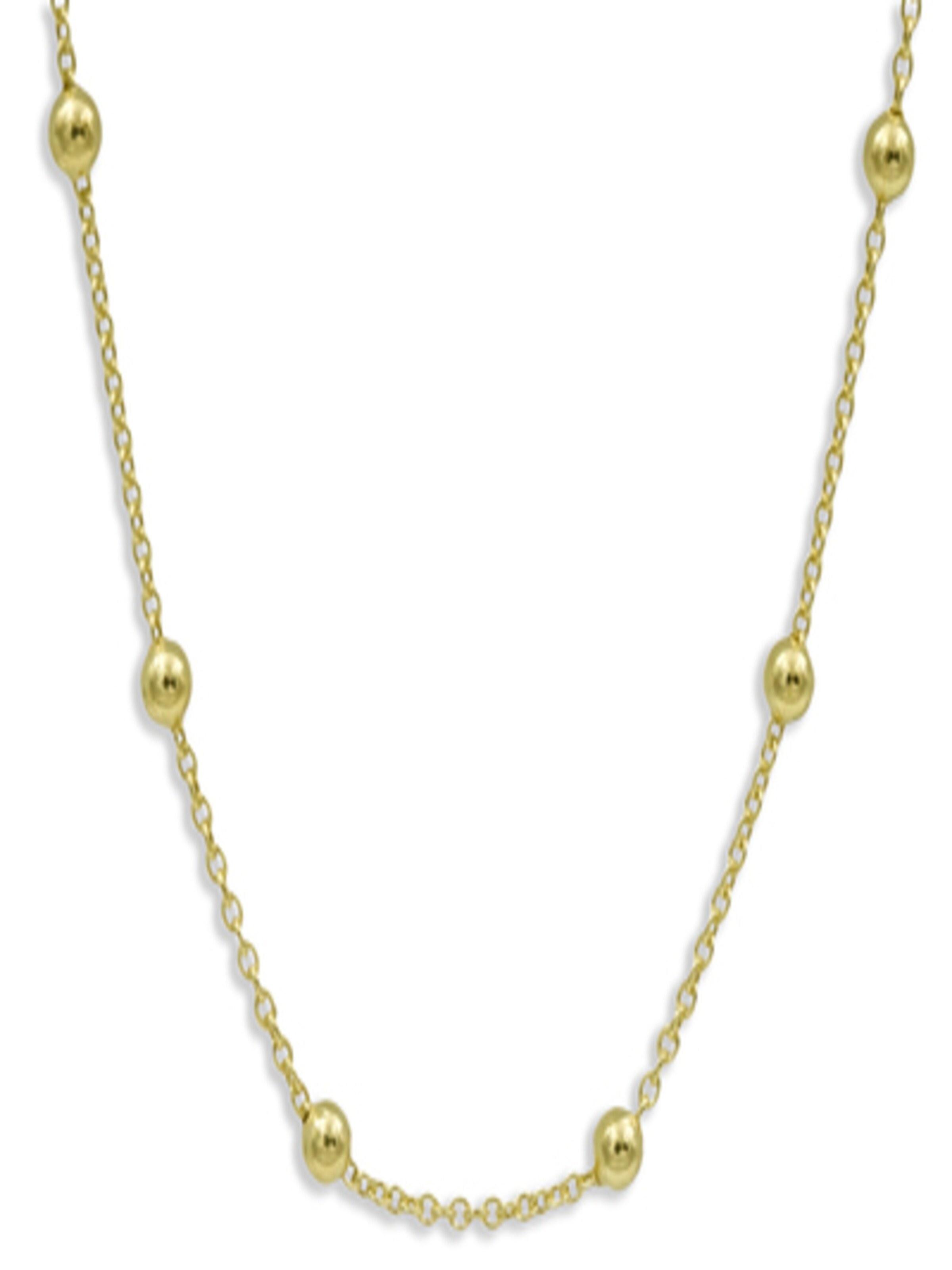 Fiocco Jewelry Necklace 'Sphere' in Yellow: front