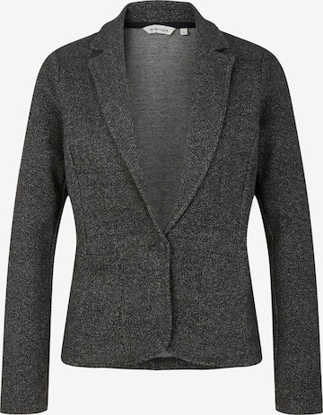 TOM TAILOR Blazer in Black: front