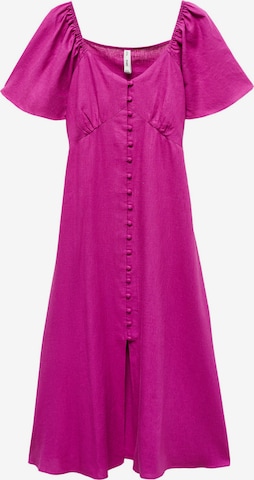 MANGO Shirt Dress 'Red3' in Purple: front