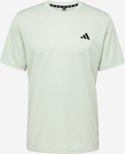 ADIDAS PERFORMANCE T-Shirt fonctionnel 'Train Essentials' en vert pastel / noir, Vue avec produit