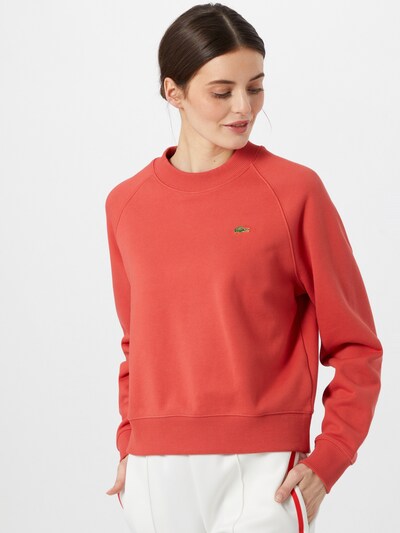 LACOSTE Блузон с качулка в оранжево-червено, Преглед на модела