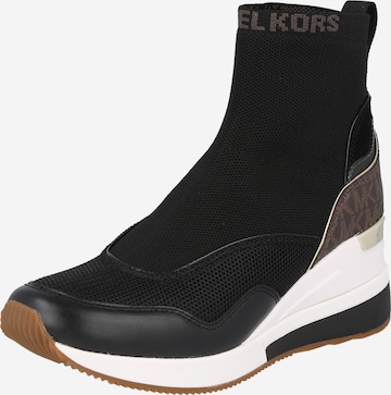 MICHAEL Michael Kors High-Top Sneakers 'SWIFT' in Brown: front