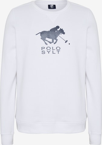 Polo Sylt Sweatshirt in Weiß: Vorderseite