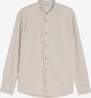 TOM TAILOR - Regular Fit Camisa em bege: frente