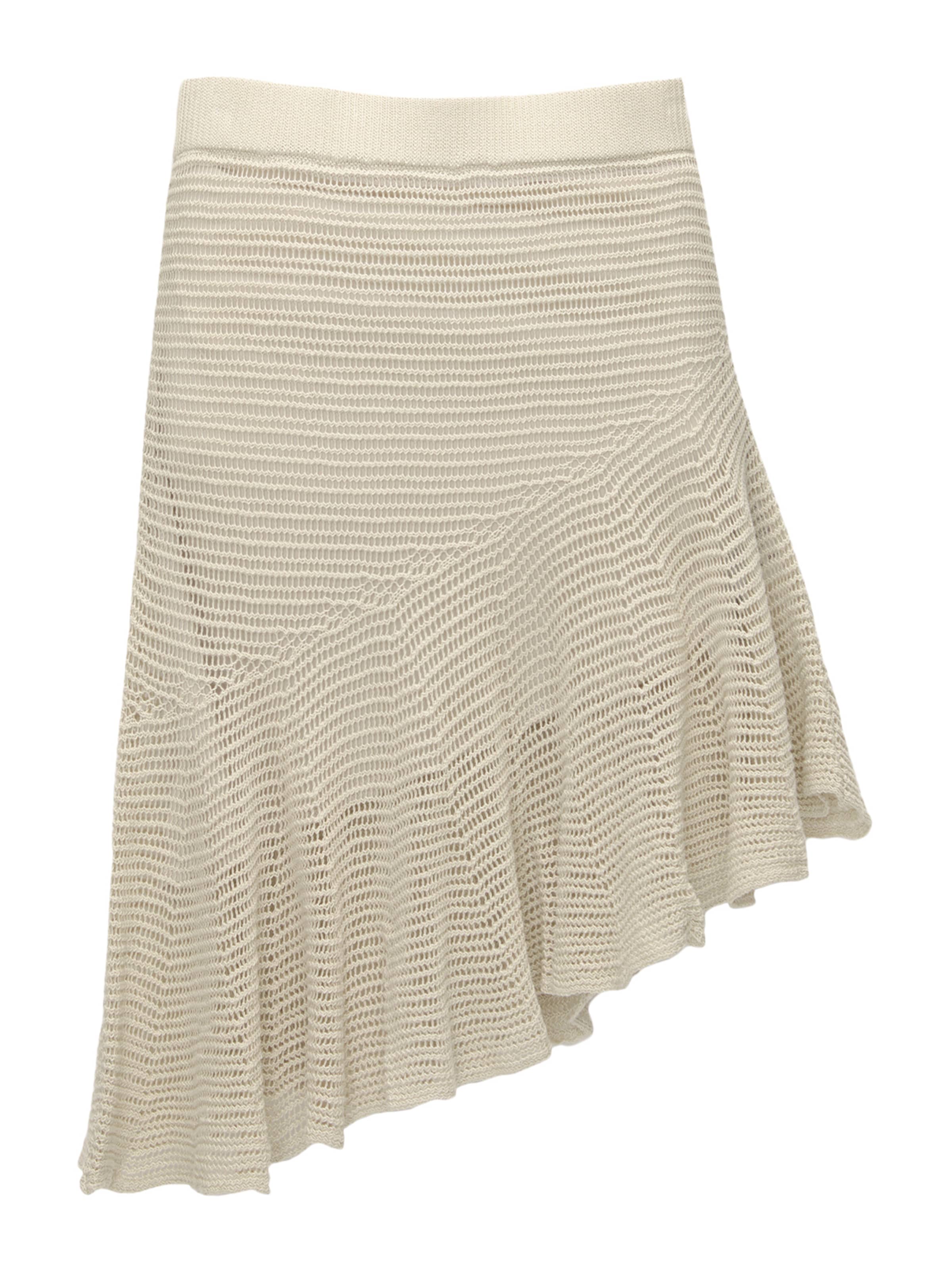 Fustă de la Pull&Bear pe bej: față