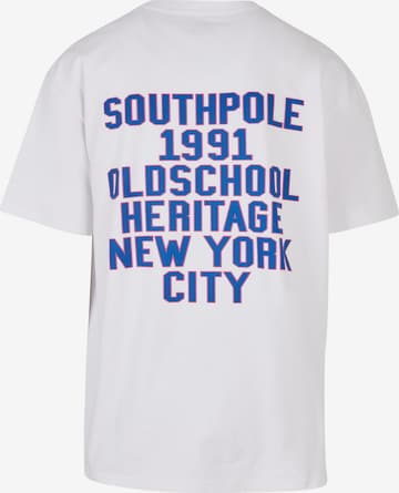 T-Shirt SOUTHPOLE en blanc