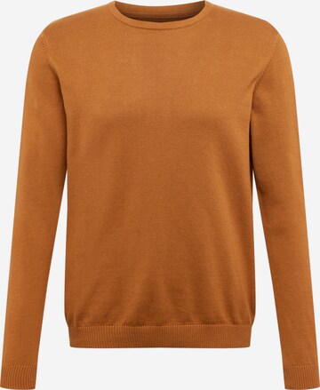 JACK & JONES Sweater in Brown: front