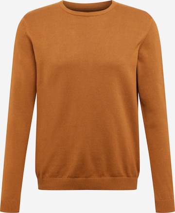 Pull-over JACK & JONES en marron : devant