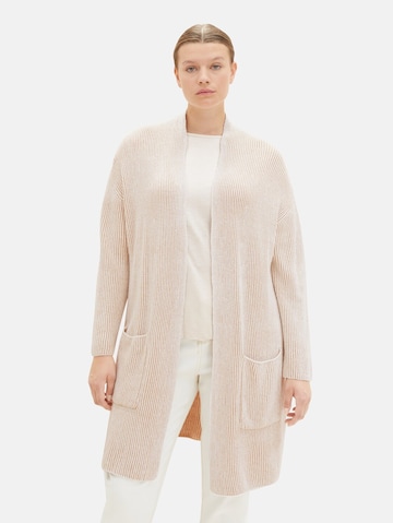 Cardigan Tom Tailor Women + en blanc : devant