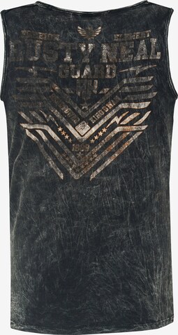 Rusty Neal Cooles Tanktop mit angesagtem Print in Grau