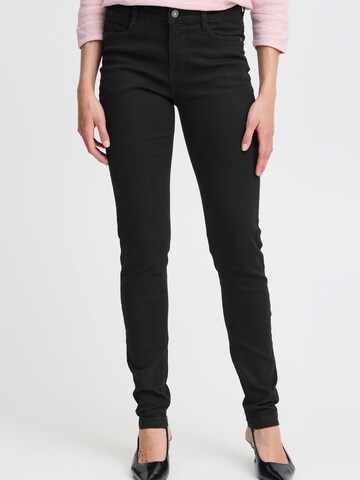 Slimfit Jeans 'FRLUXE ELLI JE 2' di Fransa in nero: frontale