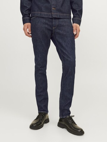 JACK & JONES Slimfit Jeans 'JJIGlenn JJEvan' i blå: framsida