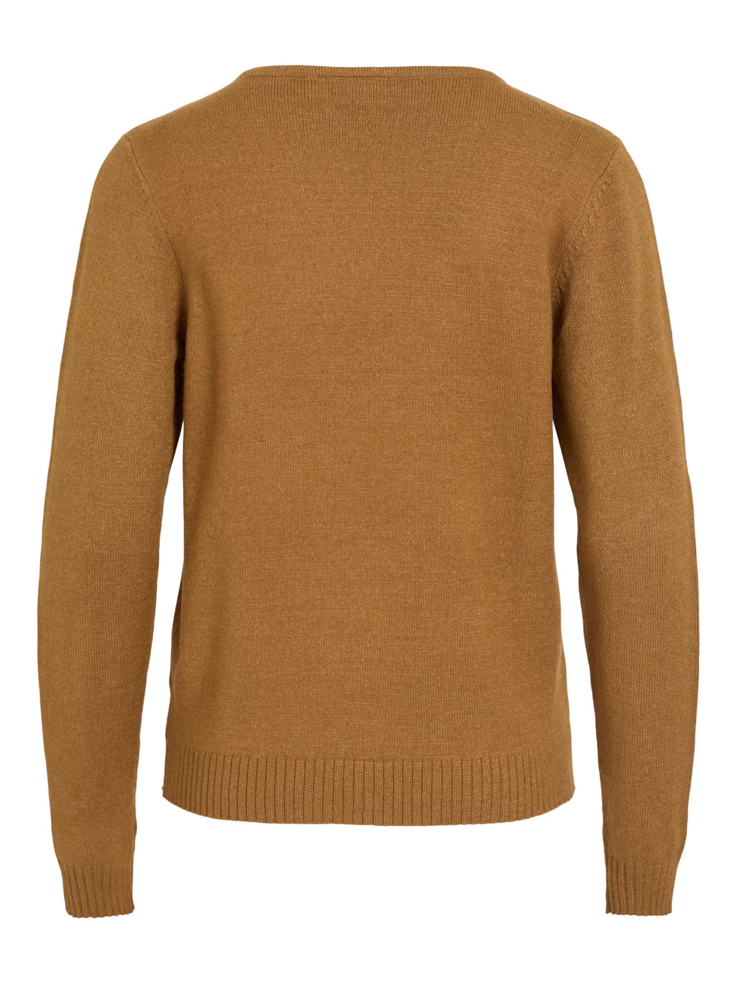 VILA Pullover 'VIRIL' in Braun