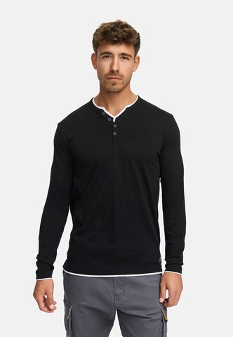 INDICODE JEANS Shirt 'Coleson' in Black: front