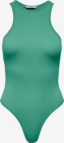 ONLY - Body camiseta 'Gwen' en verde: frente