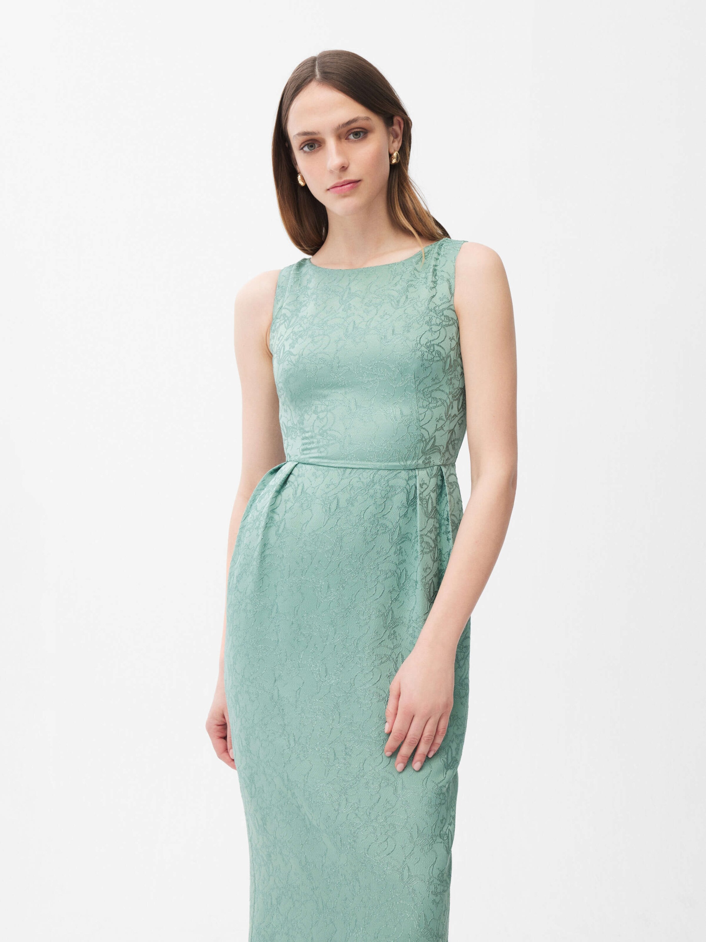 adl Dress in Green: front