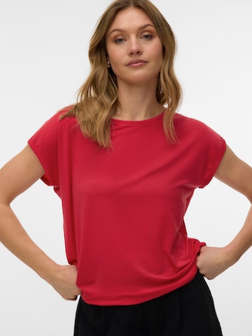 VERO MODA Majica 'VMAVA' | rdeča barva: sprednja stran