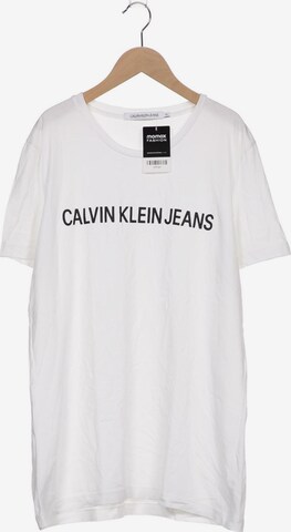 Calvin Klein Jeans T-Shirt XL in Weiß: predná strana