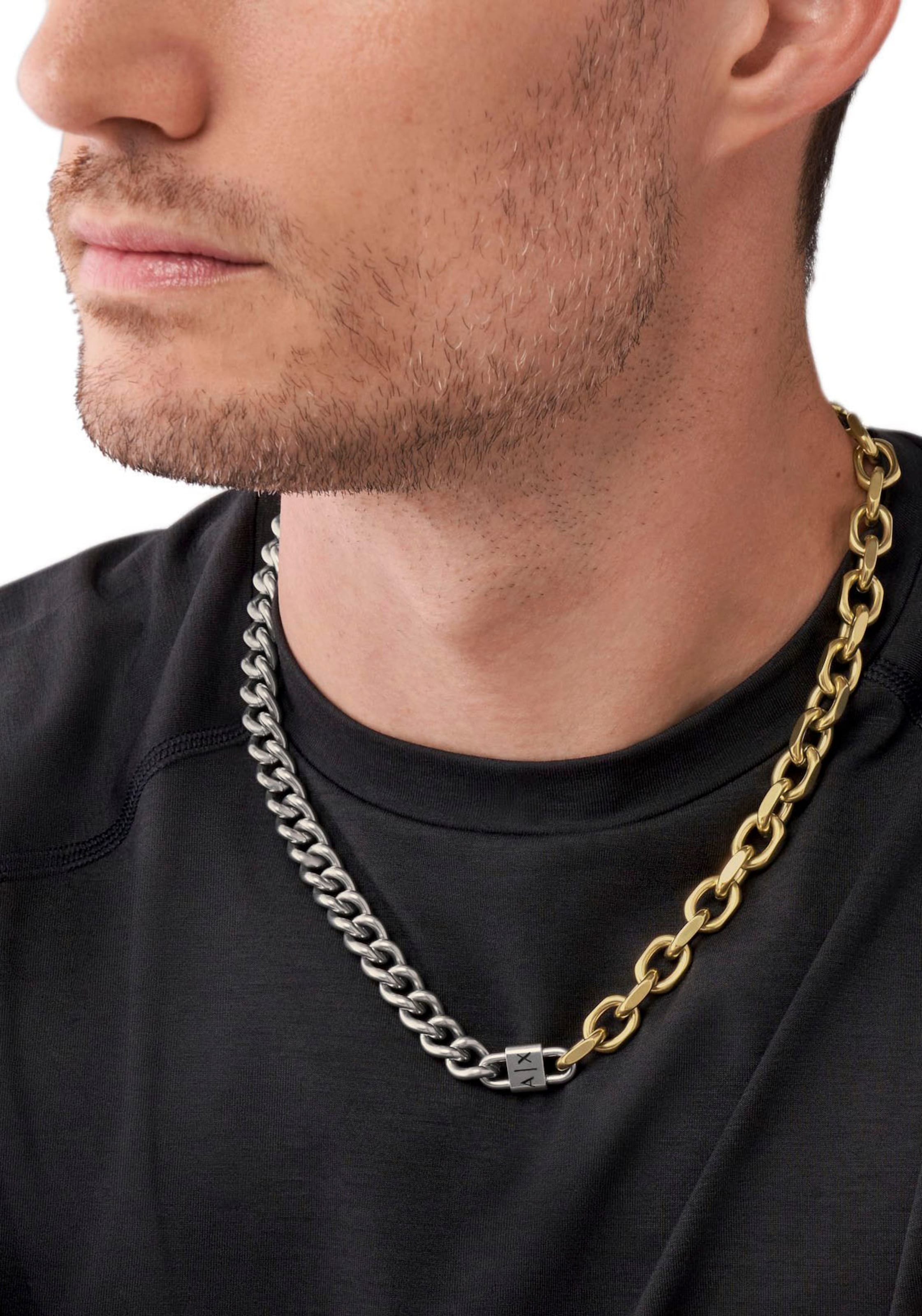 ARMANI EXCHANGE Necklace in Gold ABOUT YOU