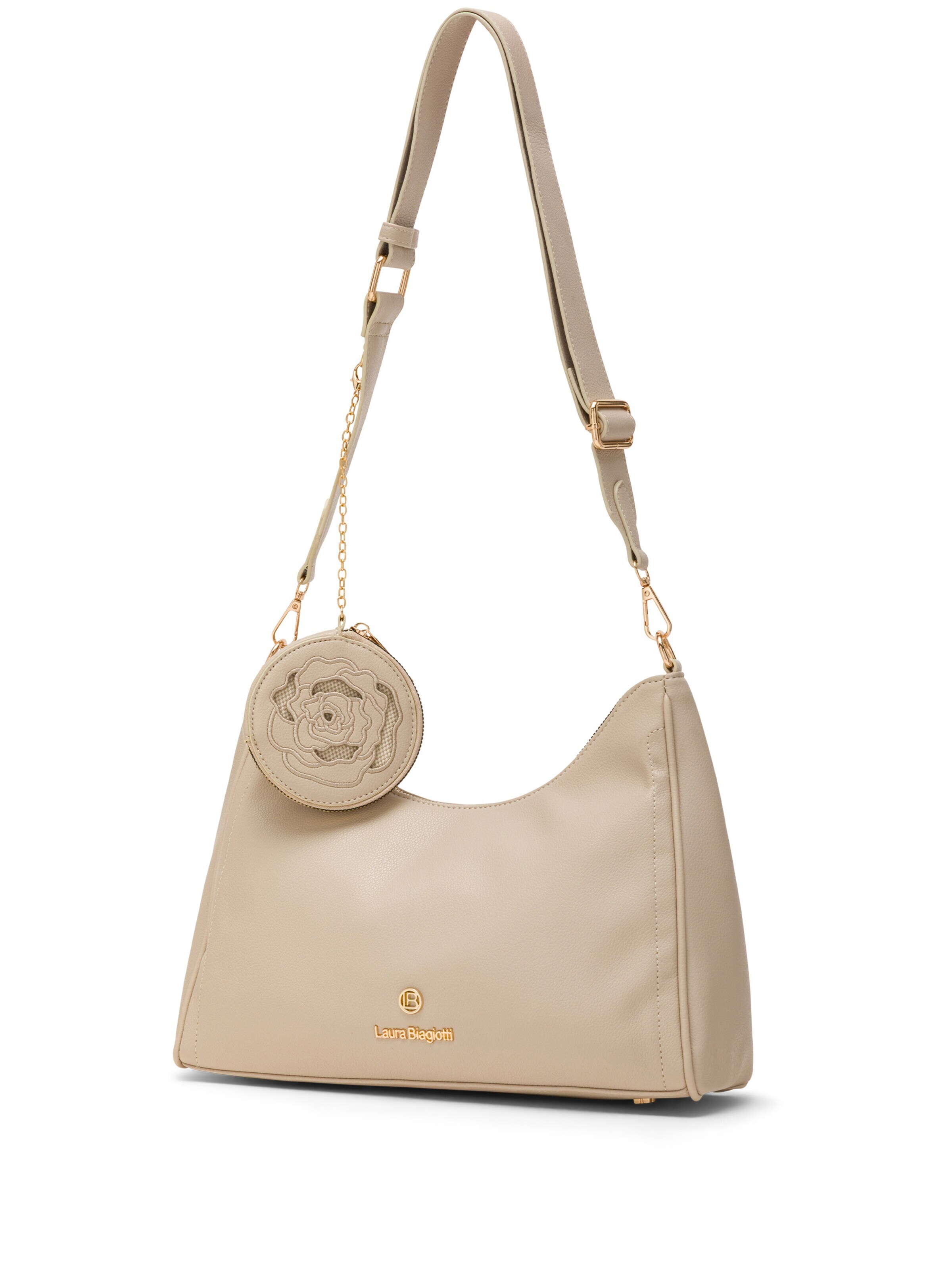 Borsa a spalla 'Loverty 2' di Laura Biagiotti in beige