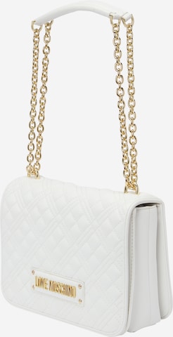 Love Moschino - Mala de ombro em branco: frente