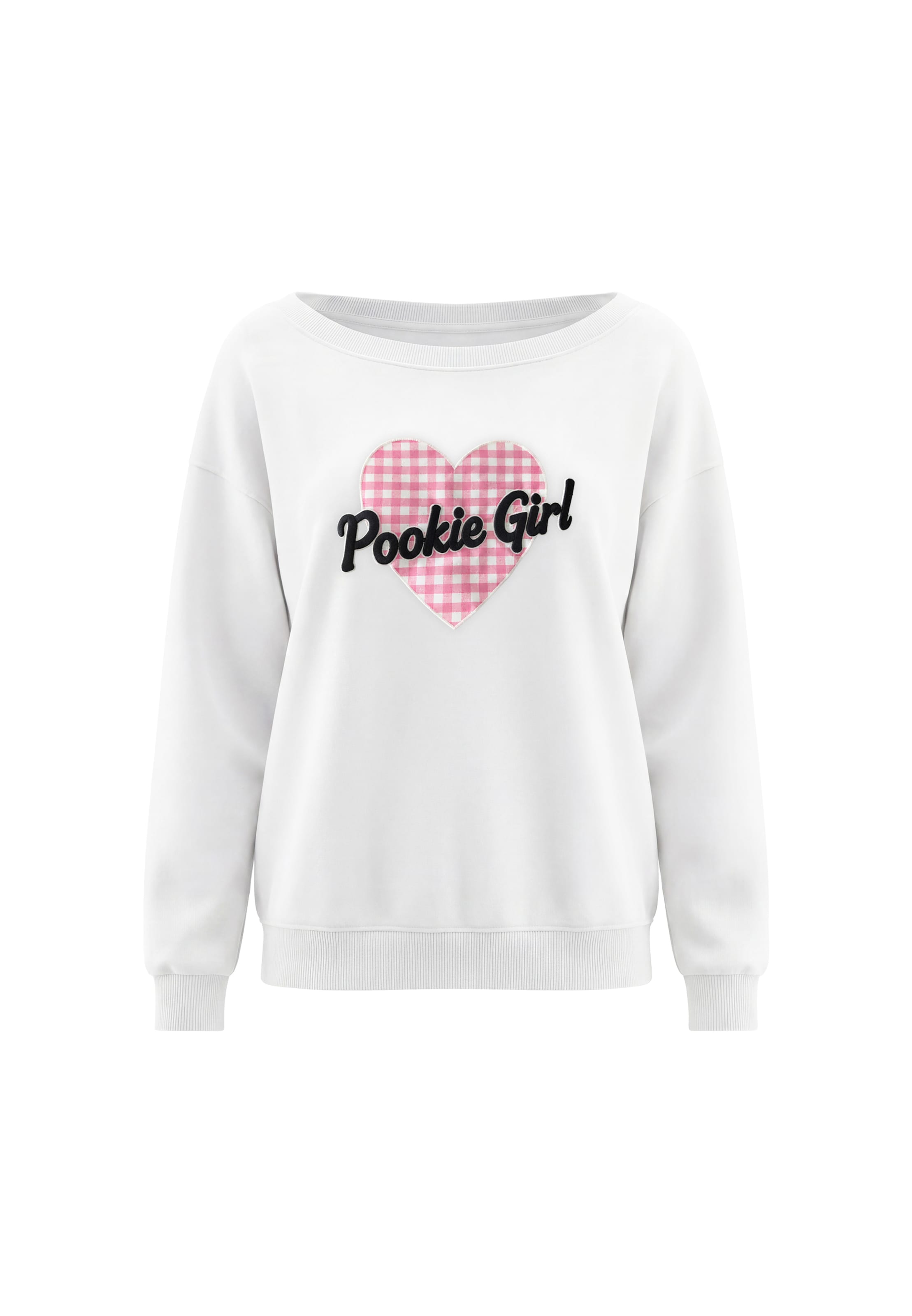 Sweat-shirt MYMO en blanc : devant
