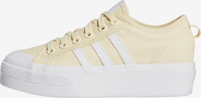 ADIDAS ORIGINALS Sneaker 'Nizza Platform' in hellgelb / weiß, Produktansicht