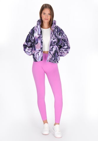 myMo ATHLSR Winterjas 'Athleisure' in Lila