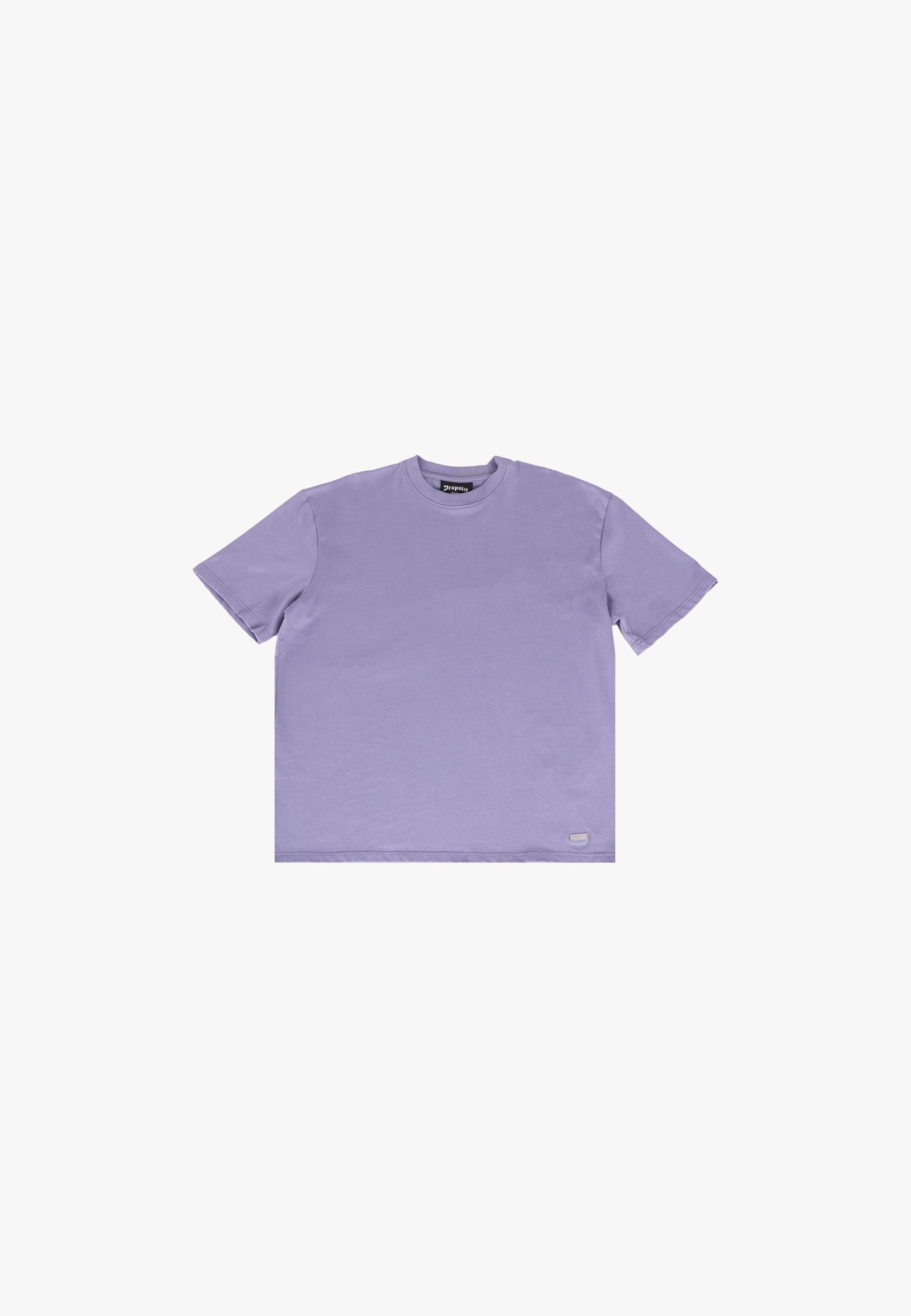 T-Shirt Dropsize en violet : devant