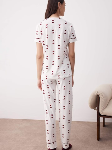 Pyjama Trendyol en blanc