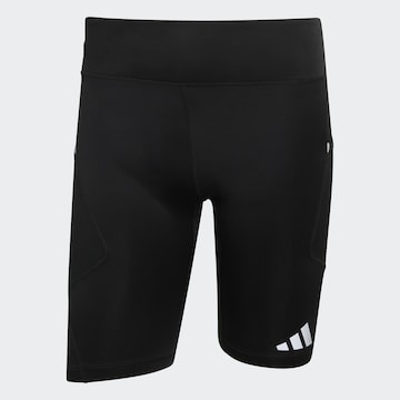 ADIDAS PERFORMANCE Skinny Workout Pants 'ADI365' in Black: front