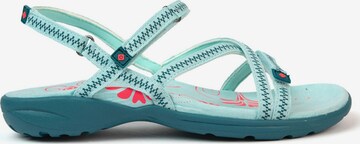 Sandales de randonnée Izas en bleu : devant